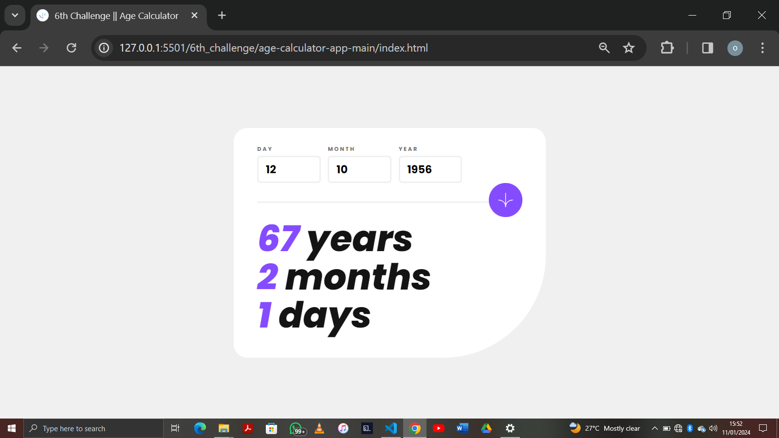 Age Calculator